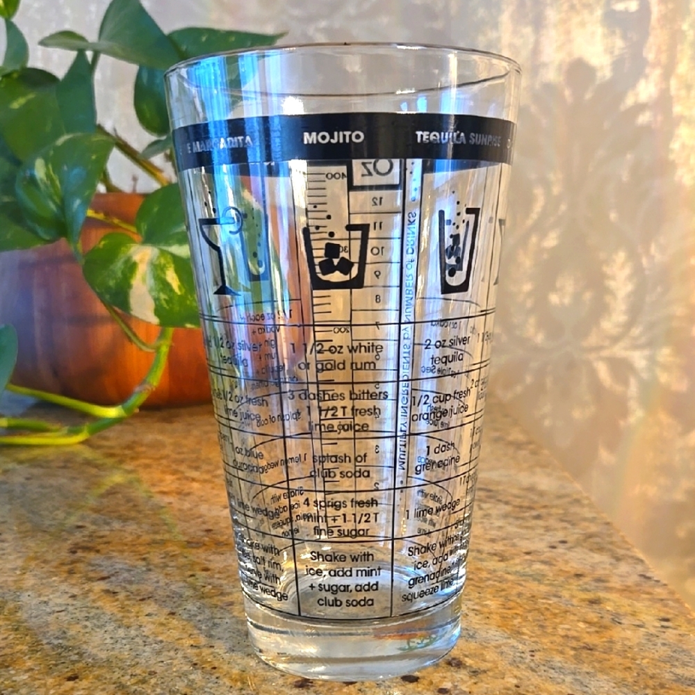 Cocktail Recipe Glass